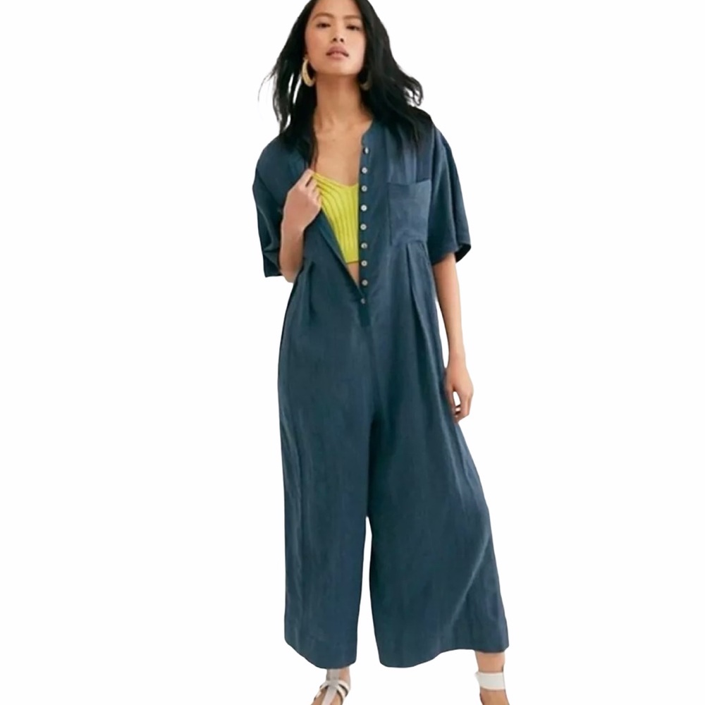 Free People Wide Leg Jumpsuit